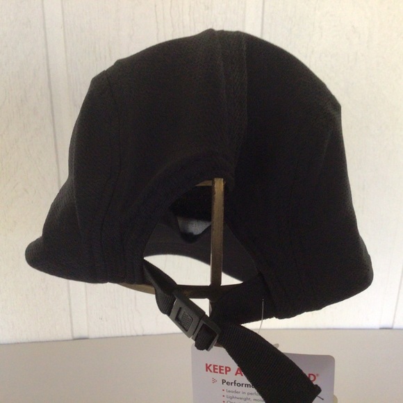 HEADSWEATS X FIT2RUN BLACK RACE HAT CAP NWT - Picture 5 of 8